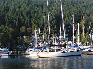 Boats in Deep Cove Harbour